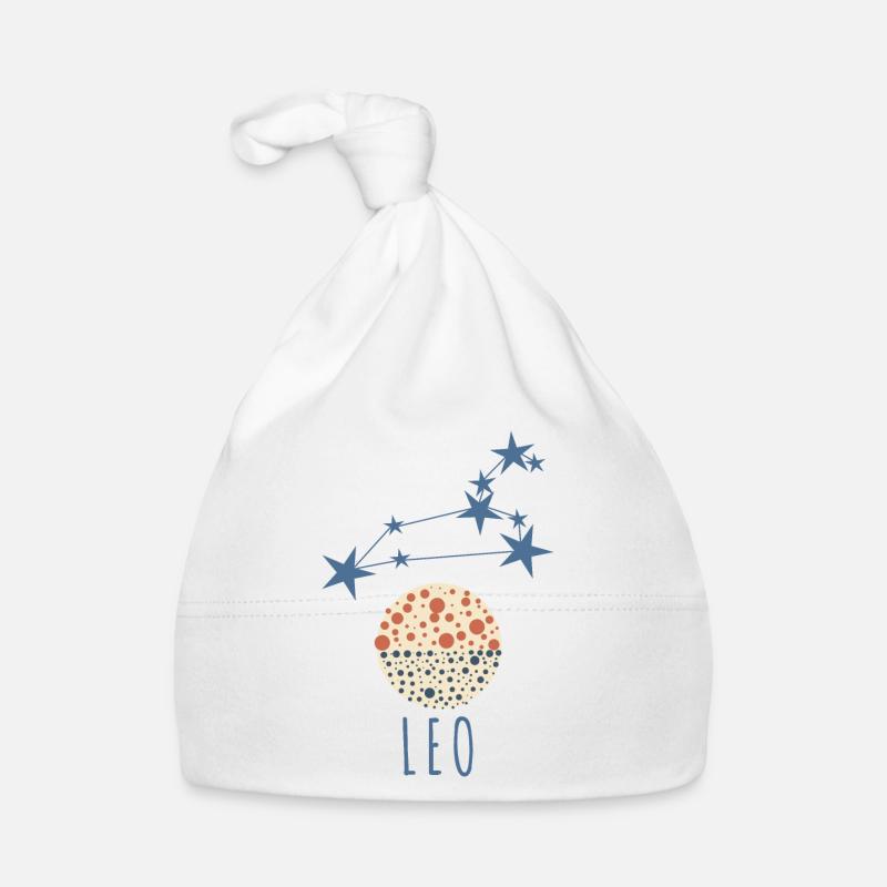 The constellation Leo Organic Baby Cap