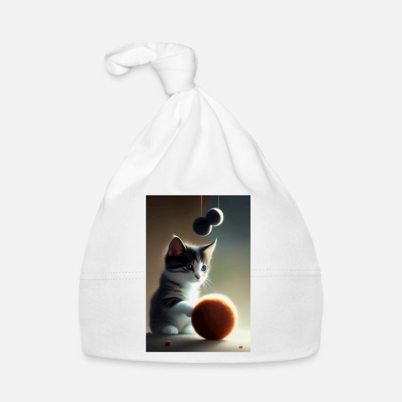 Bébé chat Bonnet bio Bébé