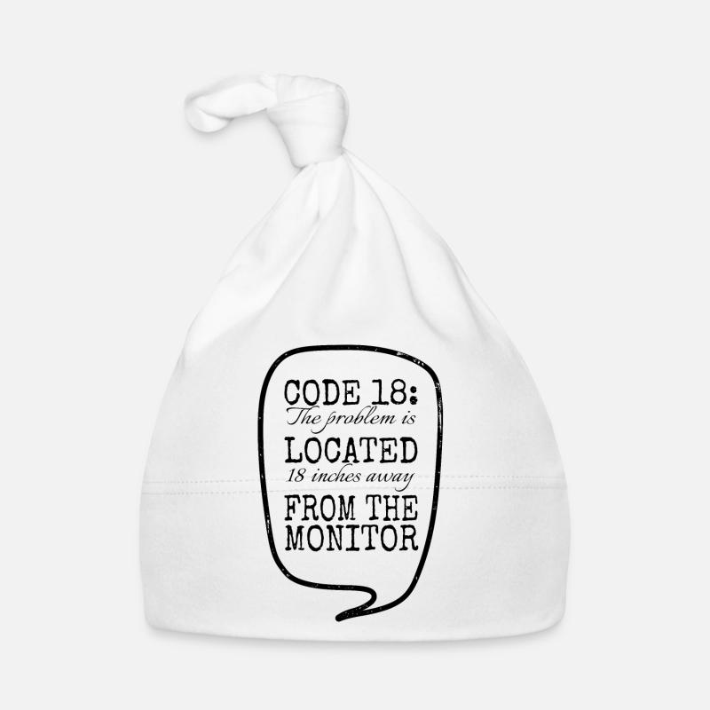 Informatique Cool Coding Fingers Hacking Blagues Bonnet bio Bébé