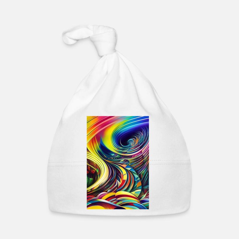 Abstract art Organic Baby Cap