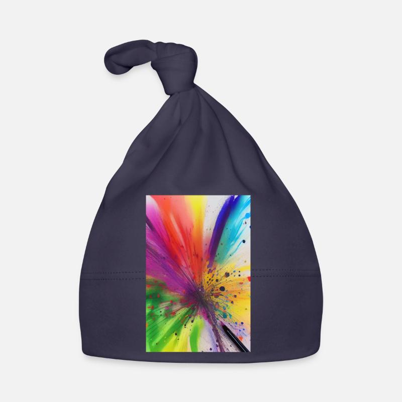 Éclaboussures de couleur Bonnet bio Bébé
