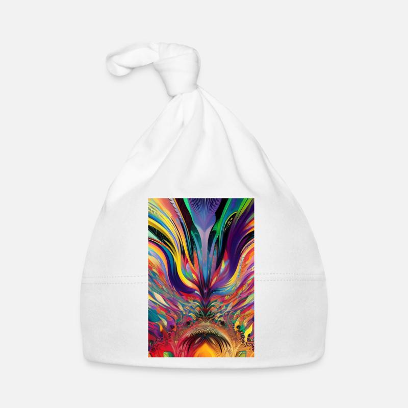 Abstract art Organic Baby Cap