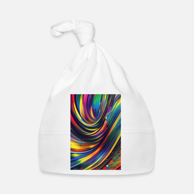 Abstrakte Kunst Baby Bio-Mütze