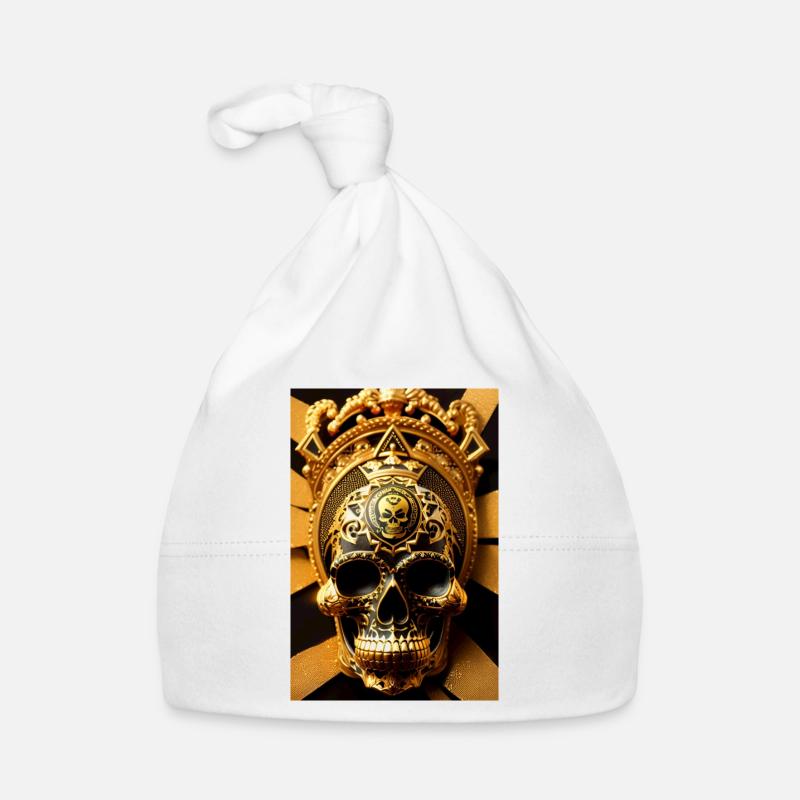 Mayan skull Bonnet bio Bébé