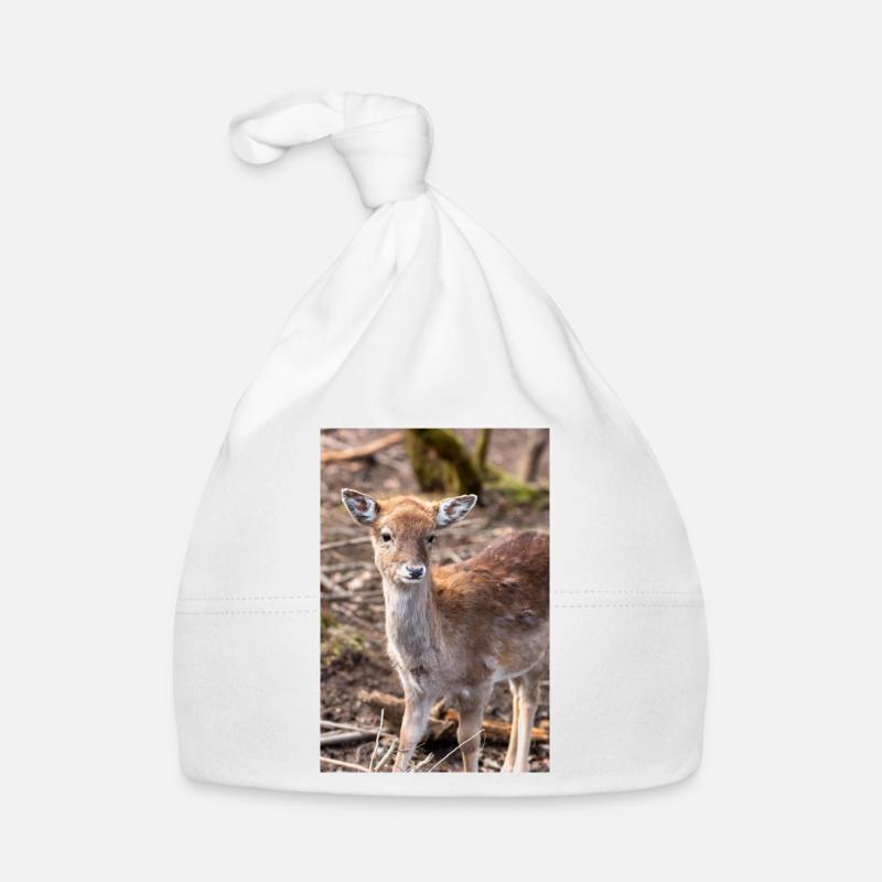 Fallow Deer (in german Damwild or Damhirsch) Dama Organic Baby Cap