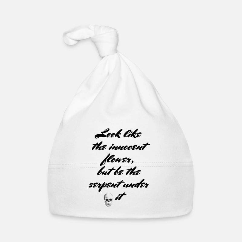 T shirt Lady Macbeth - Bonnet bio Bébé - blanc