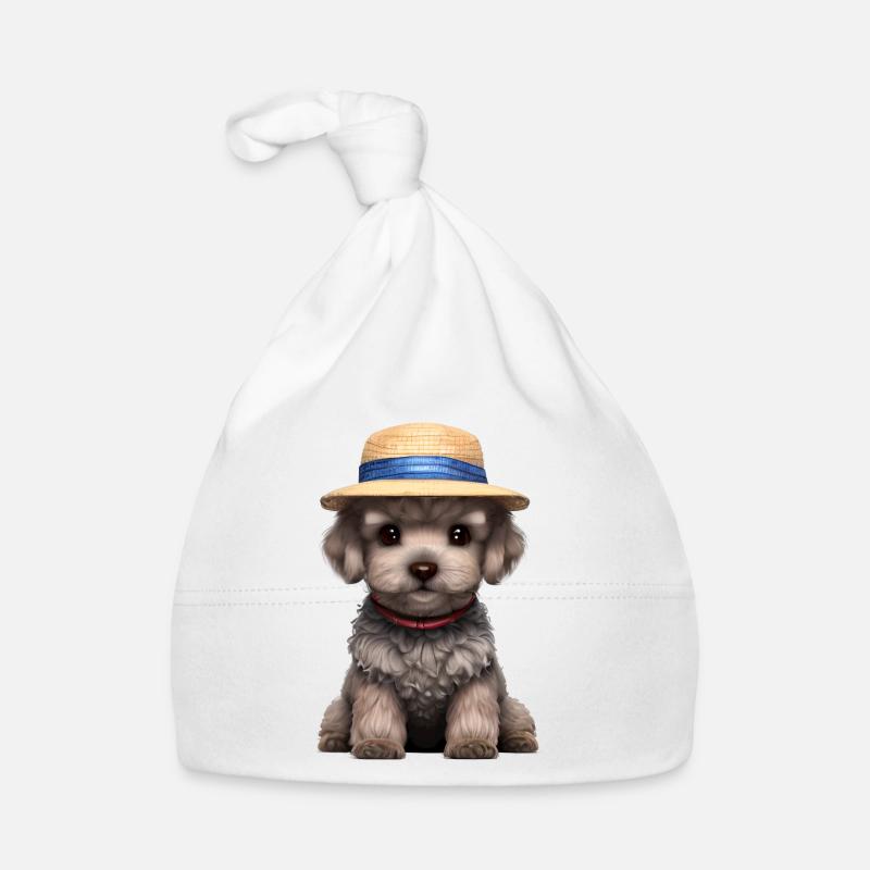 chiot caniche chien propriétaire caniche chiot chien amour Bonnet bio Bébé