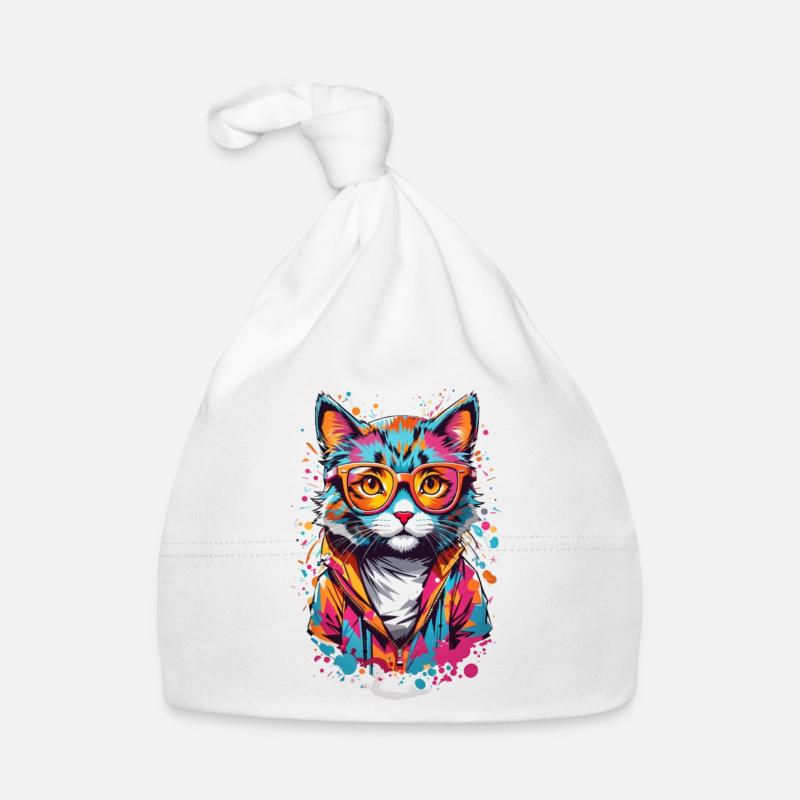 Chat mignon Bonnet bio Bébé