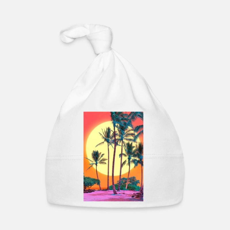 Mon design - Bonnet bio Bébé - blanc