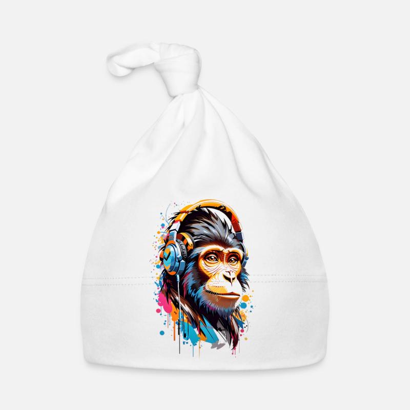 Coole Affe Baby Bio-Mütze