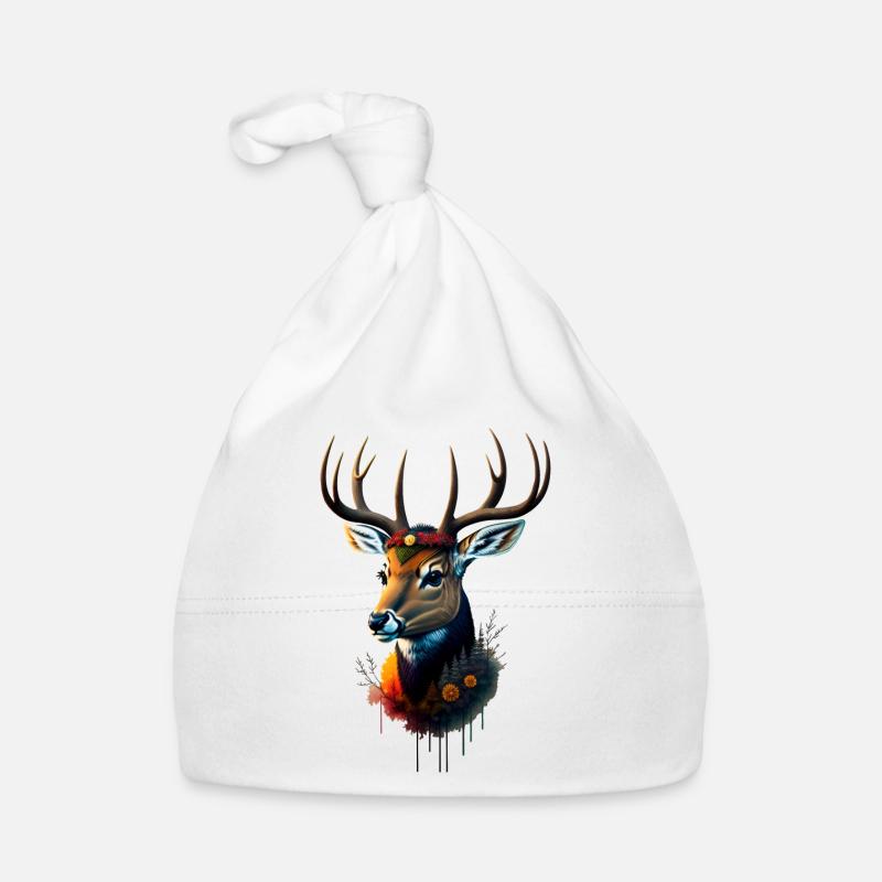 Deer Organic Baby Cap