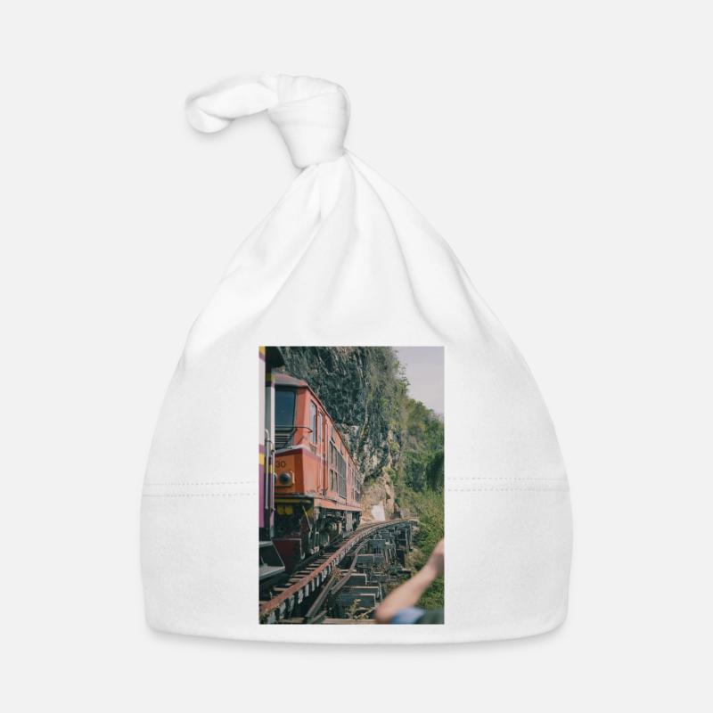 Train Train Organic Baby Cap