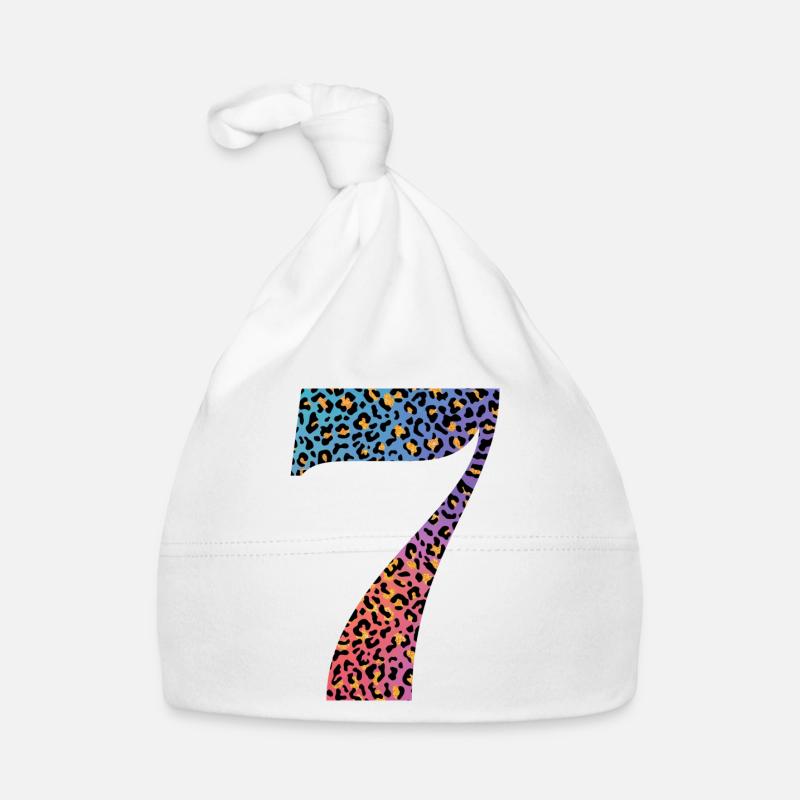 7e anniversaire léopard Bonnet bio Bébé