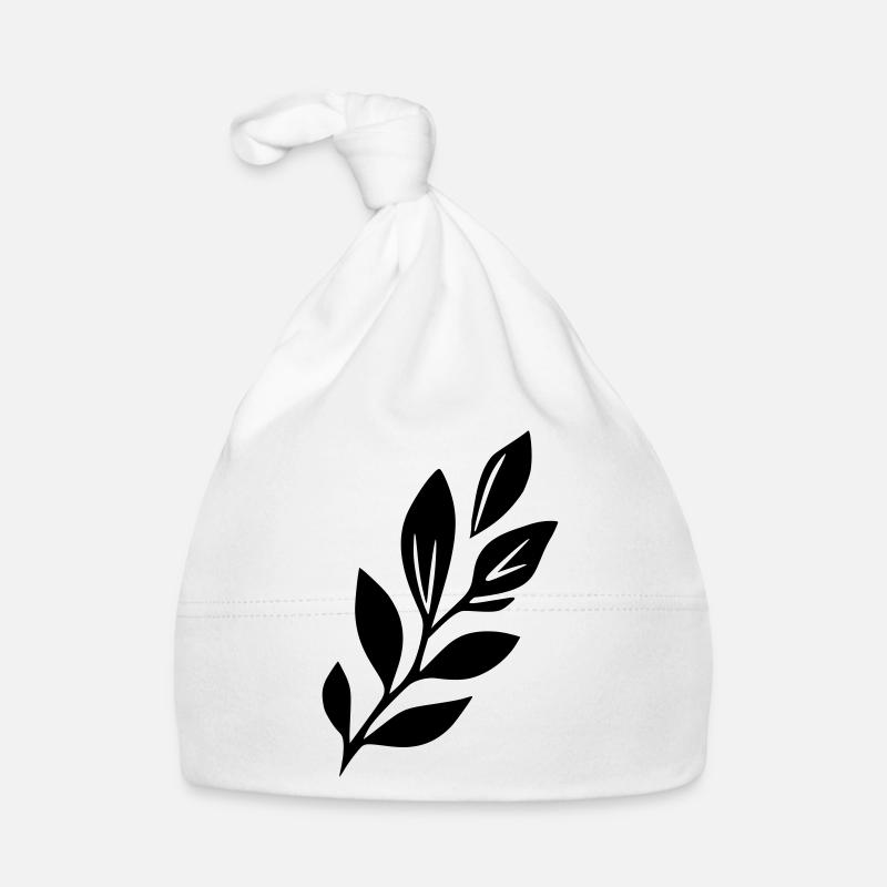 Leaf Decor Organic Baby Cap