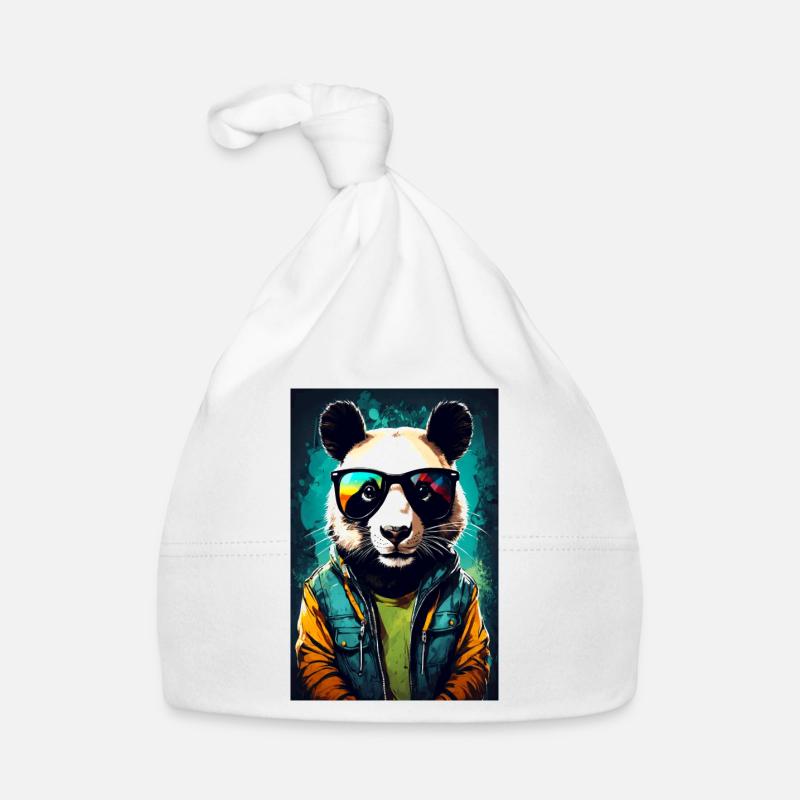 Panda Panda Géant Bonnet bio Bébé
