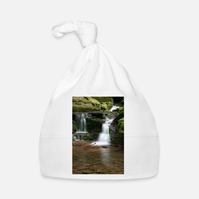 Black Forest Monbach - Organic Baby Cap - white