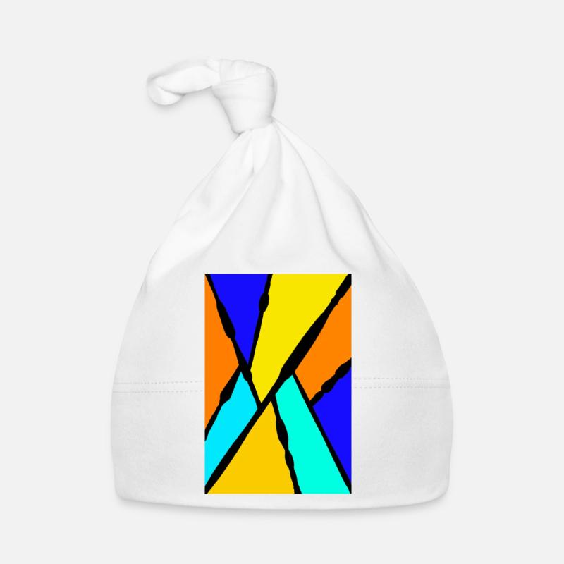 Art abstrait Bonnet bio Bébé