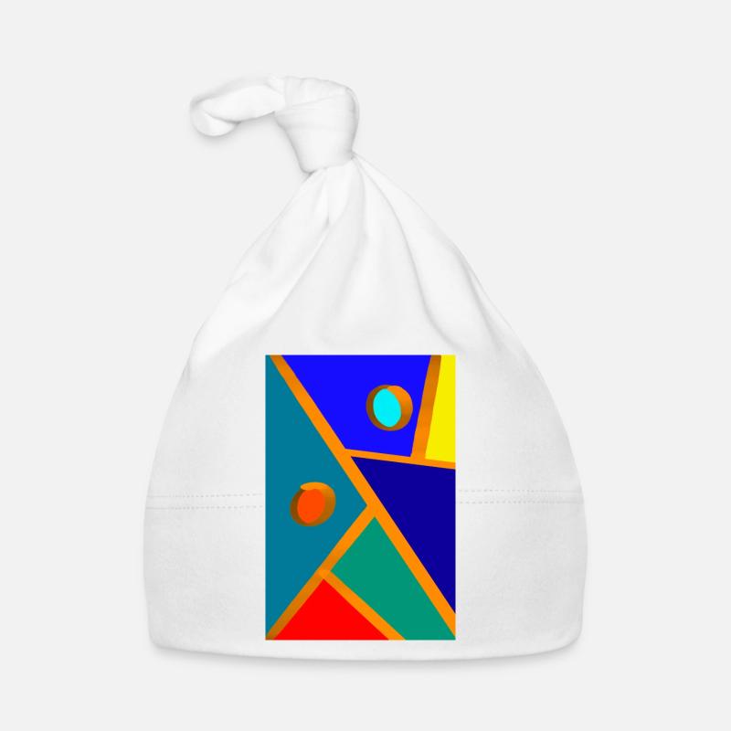 Abstrakte Kunst Baby Bio-Mütze