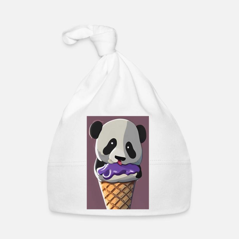 Eis Panda Baby Bio-Mütze