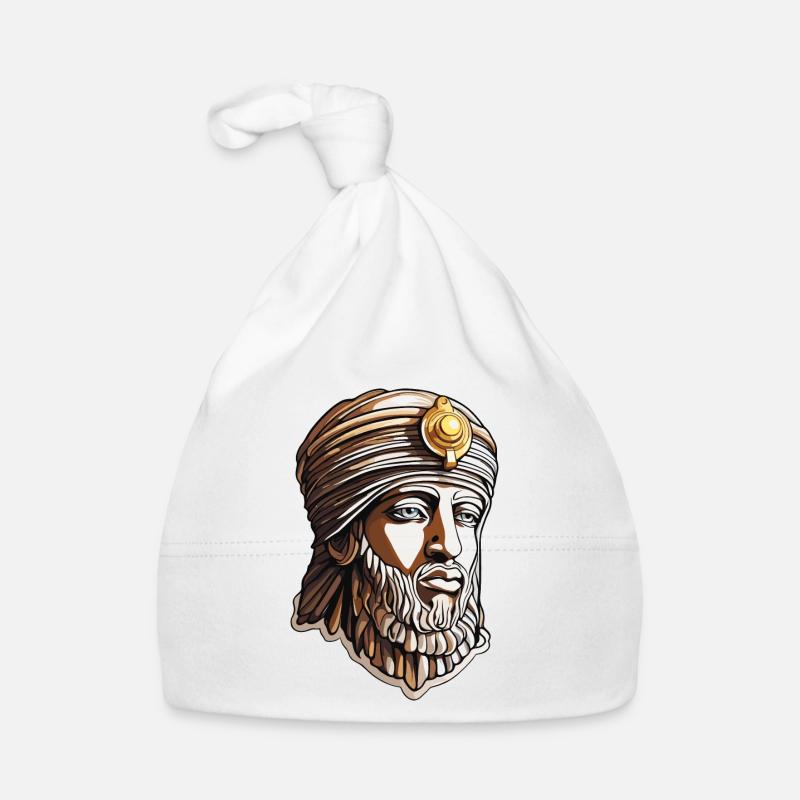 Egypt / Pharaoh / Mummies / Hieroglyphics / Sphinx Organic Baby Cap