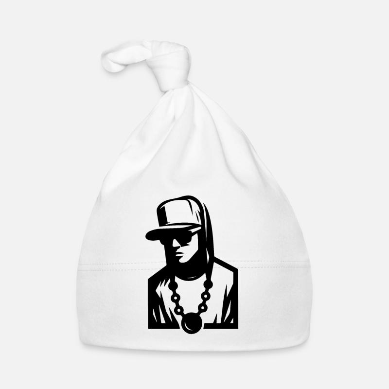 Hip Hop Dude (Simple) Organic Baby Cap