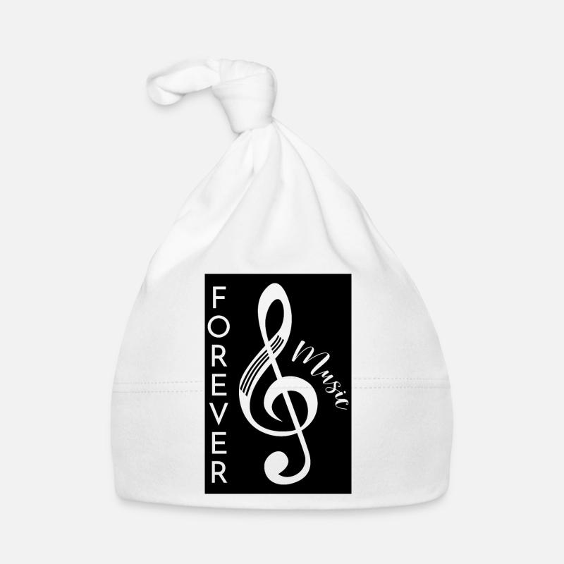 Affiche de musique pour toujours Bonnet bio Bébé
