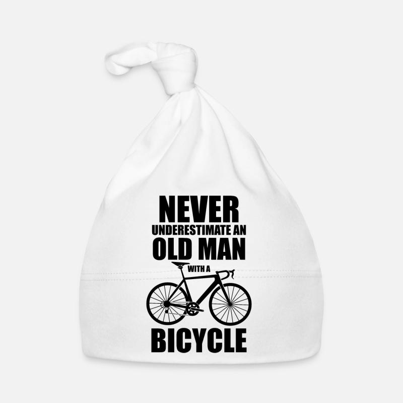 Drôle de dicton de bicyclette Bonnet bio Bébé