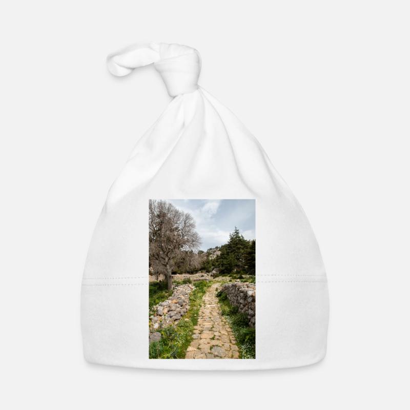 ruines du château médiéval Palio Pyli Kos Bonnet bio Bébé