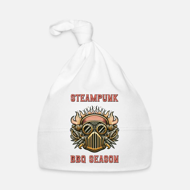 Steampunk BBQ Saison 2 Bonnet bio Bébé