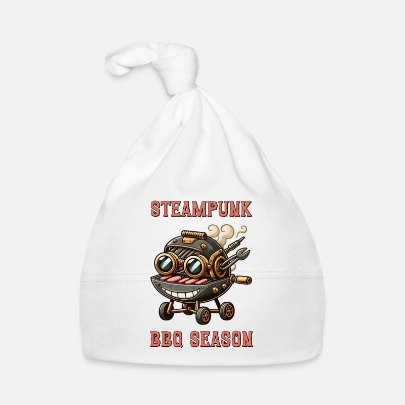 Steampunk BBQ Season 1 Organic Baby Cap