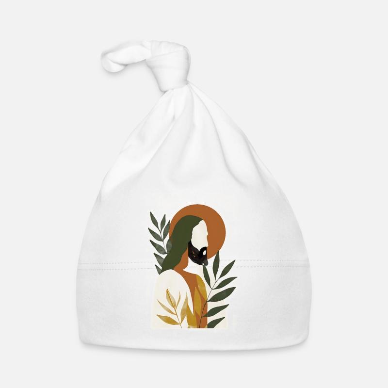 Boho Jesus Wall Art, Digital Download, Boho Organic Baby Cap