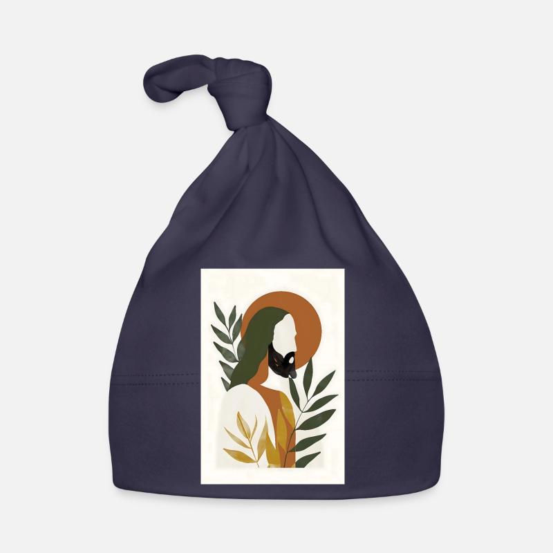 Boho Jesus Wall Art, Digital Download, Boho Organic Baby Cap