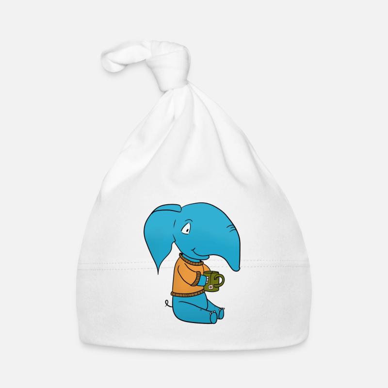 Elefant Tee Baby Bio-Mütze