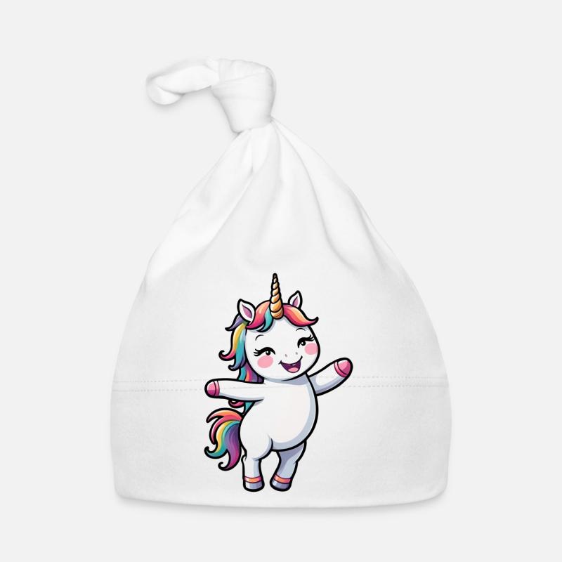 Kinder süßes Cartoon Einhorn Baby Bio-Mütze