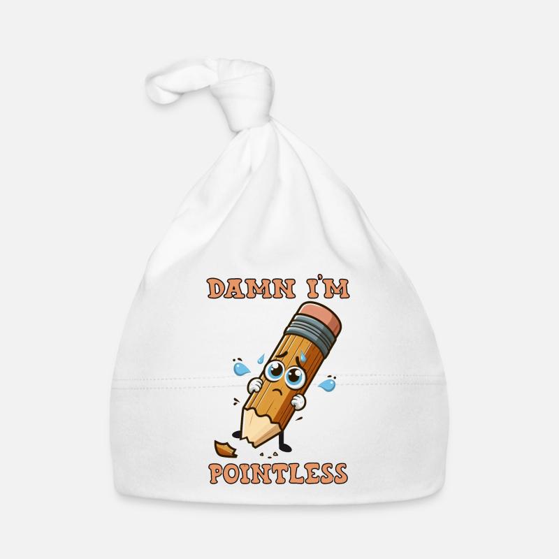 Damn I'm pointless Organic Baby Cap