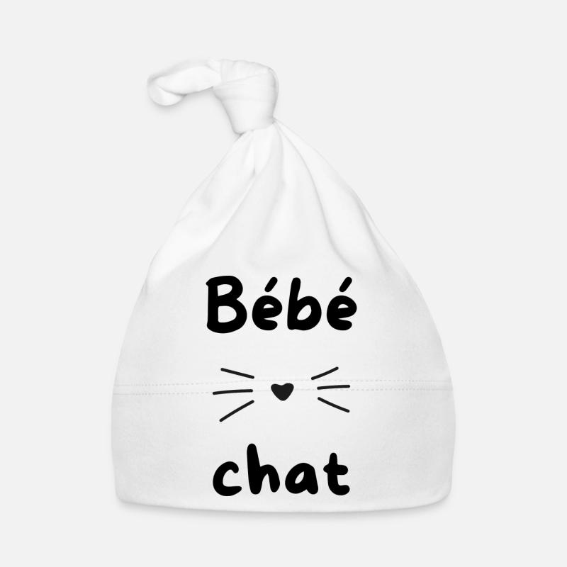 Bébé chat Bonnet bio Bébé