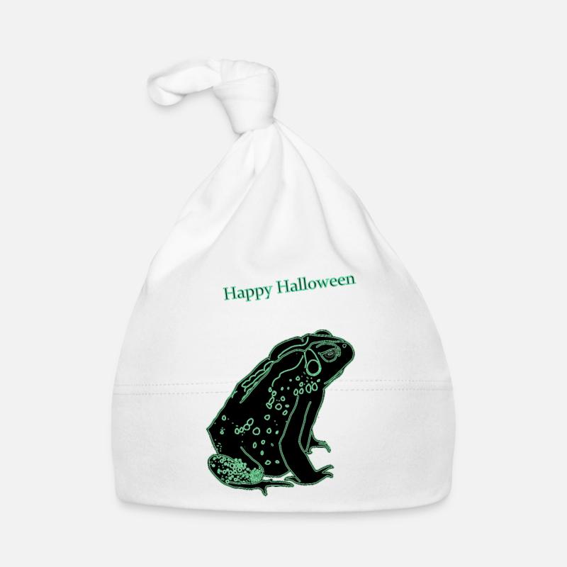 Halloween Toad Organic Baby Cap