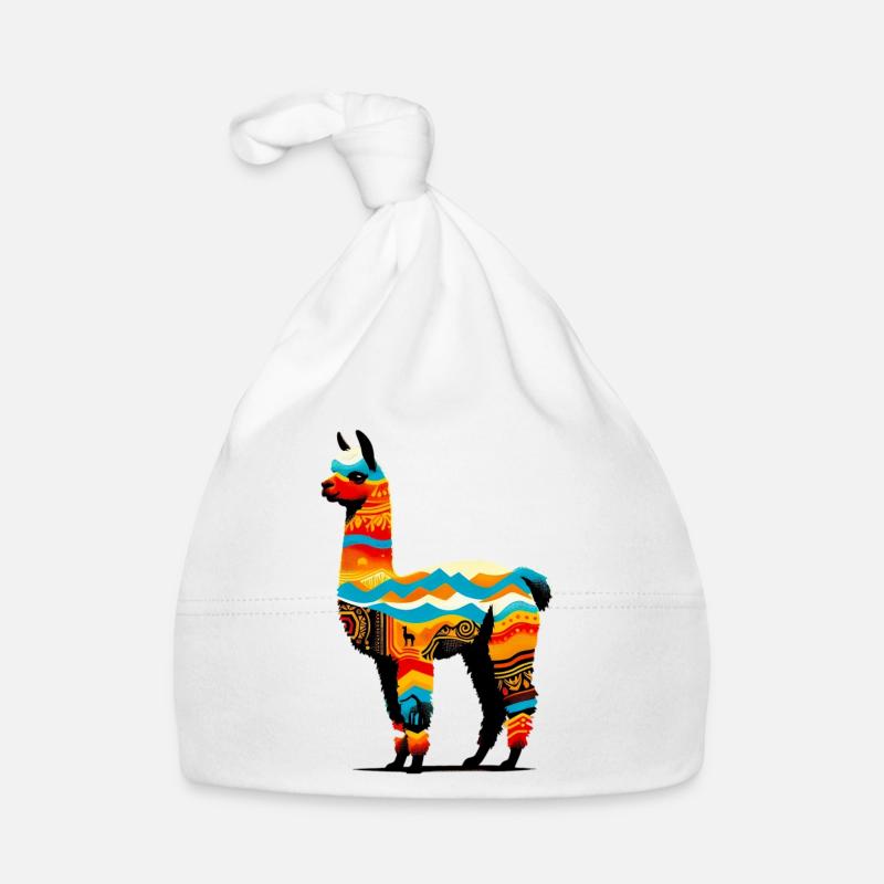 Alpaga - Bonnet bio Bébé - blanc