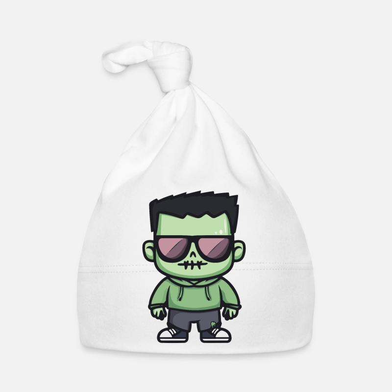 Zombie Halloween Cool Bonnet bio Bébé