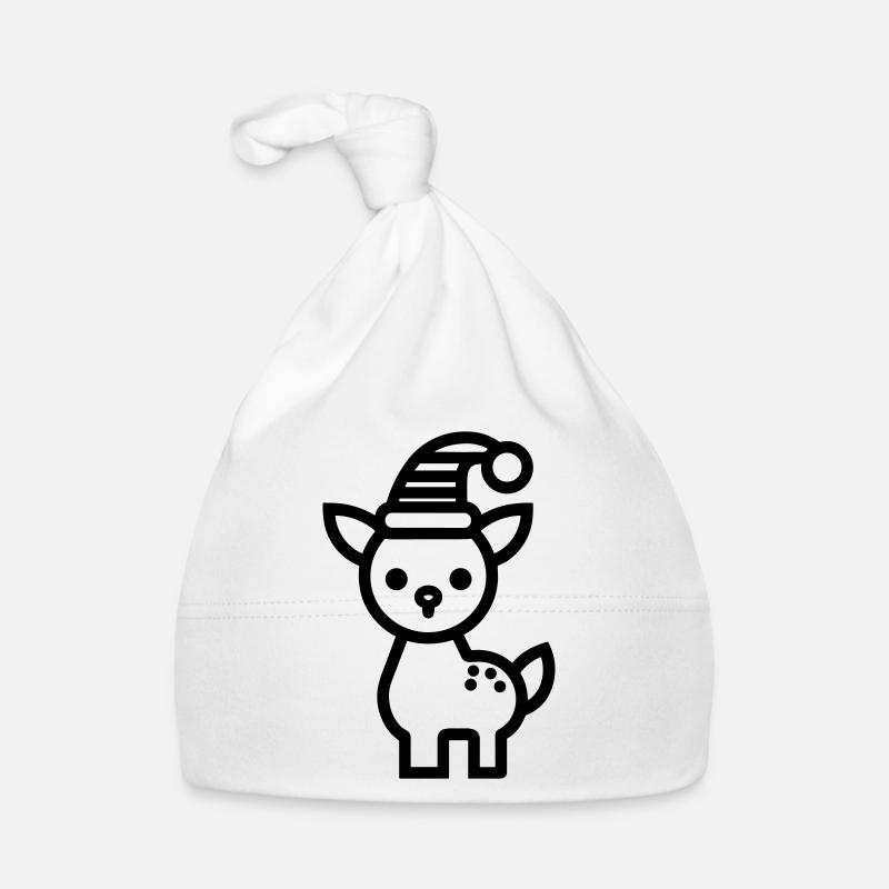 renne de noel Bonnet bio Bébé