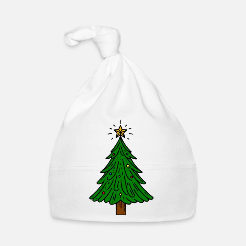 Weihnachtsbaum Baby Bio-Mütze