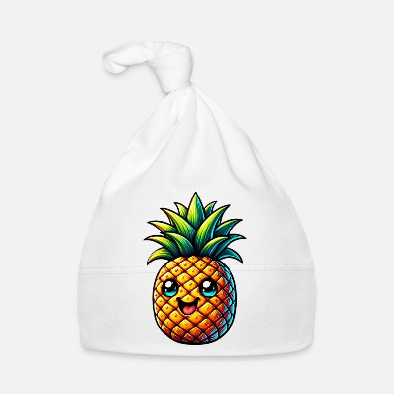Pineapple Organic Baby Cap