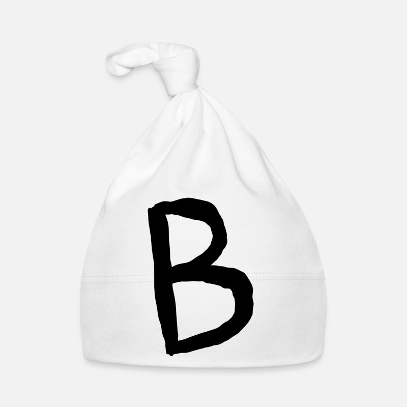Buchstaben B Baby Bio-Mütze