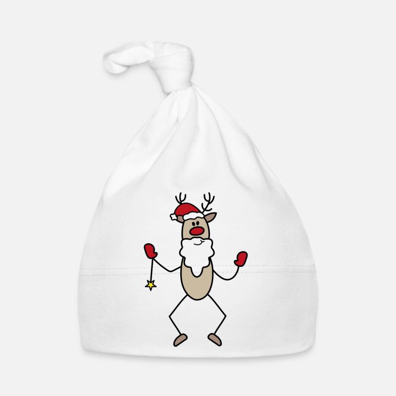 Funny Santa Claus Organic Baby Cap