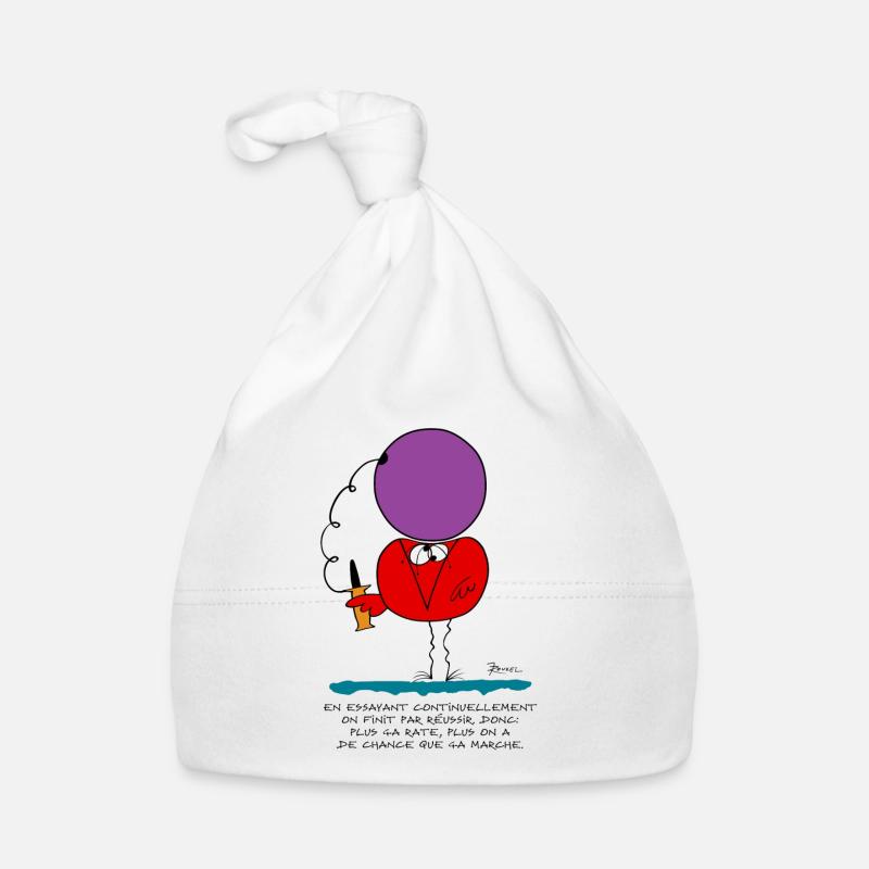 By continually trying... Organic Baby Cap