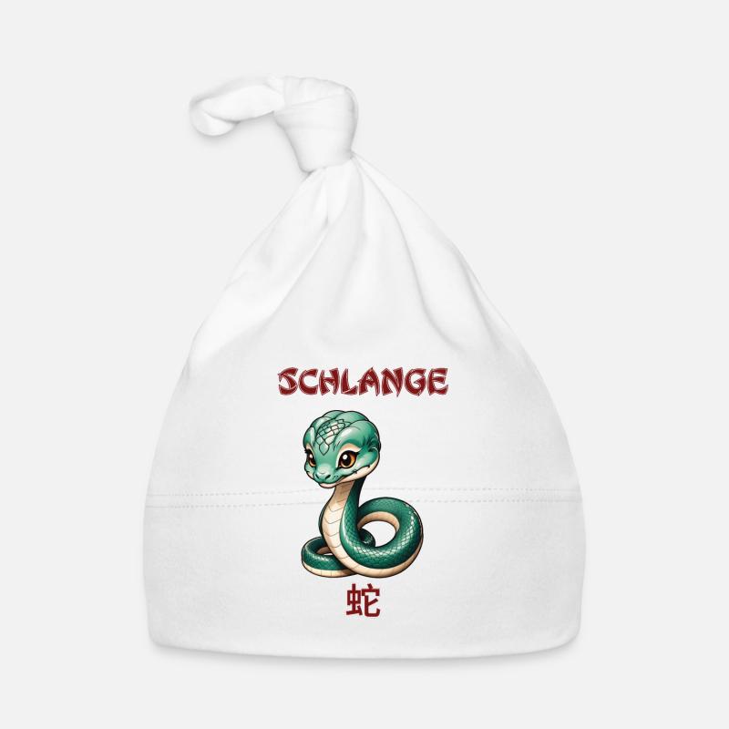 Serpent - Astrologie Chinoise Bonnet bio Bébé