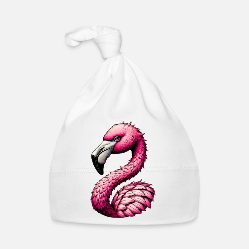 Flamingo Organic Baby Cap
