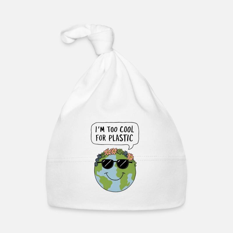 Too Cool for Plastic Baby Bio-Mütze