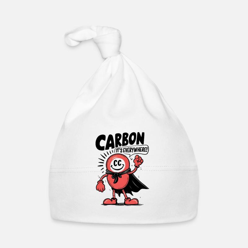 Comic Carbon - Il est partout ! Bonnet bio Bébé