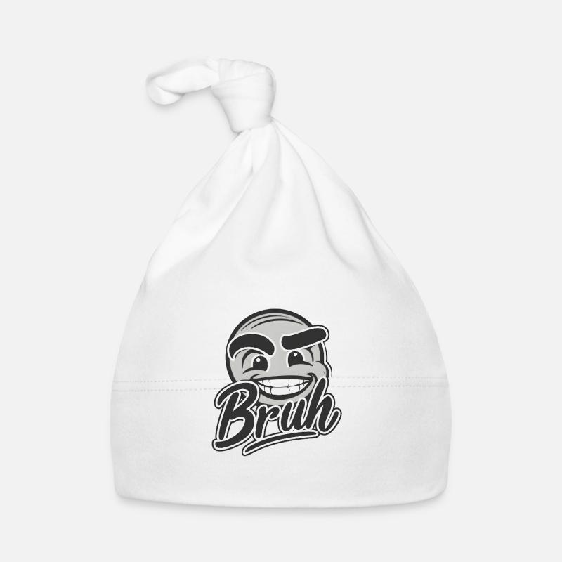 Bruh Face Organic Baby Cap